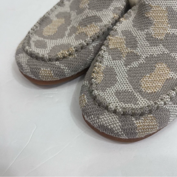 Rothy’s “the cozy loafer” slippers in animal print. - Picture 4 of 7